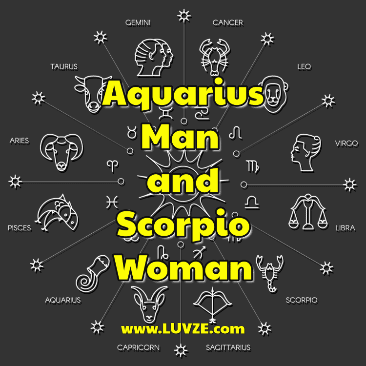 Wassermann-Mann und Skorpion-Frau