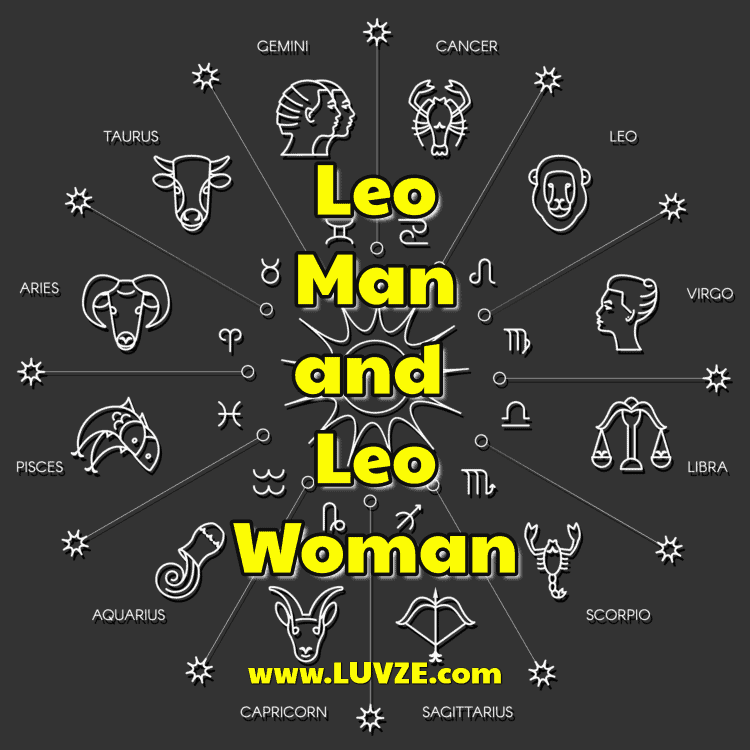 Löwe-Mann und Löwe-Frau